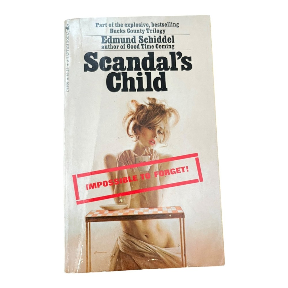 Scandal's Child by Edmund Schiddel - 1970 Bantam Paperback - Bucks County